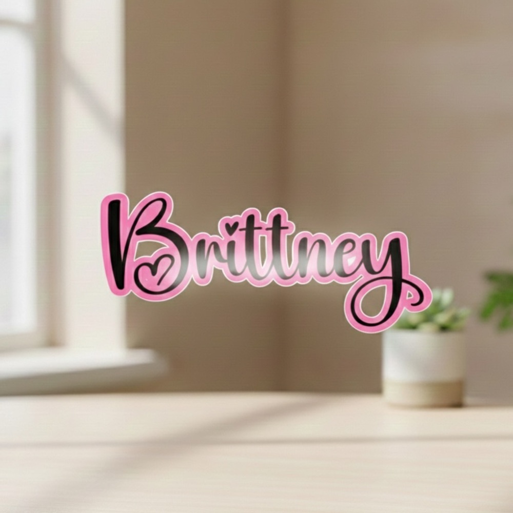 Custom Name Tumbler Sticker – Waterproof Vinyl Decal – Handmade - Picture 6 of 9